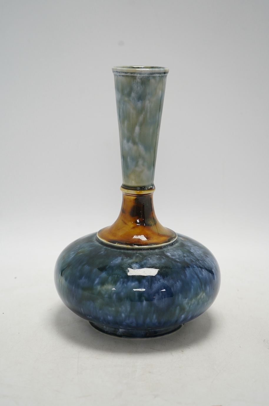 Maud Bowden, a Doulton Lambeth bottle vase, 24cm. Condition - good